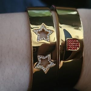 4 Baublebar Bangle Bracelets.